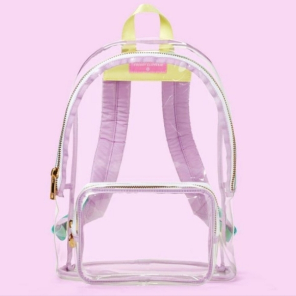 Stoney Clover Lane Transparent Clear Backpack - Picture 1 of 6